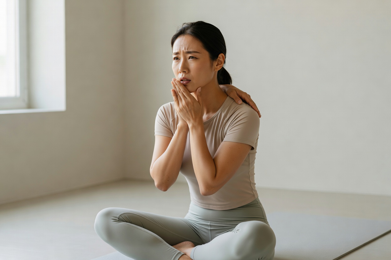 일자목 스트레칭으로 어지러움 관리하기