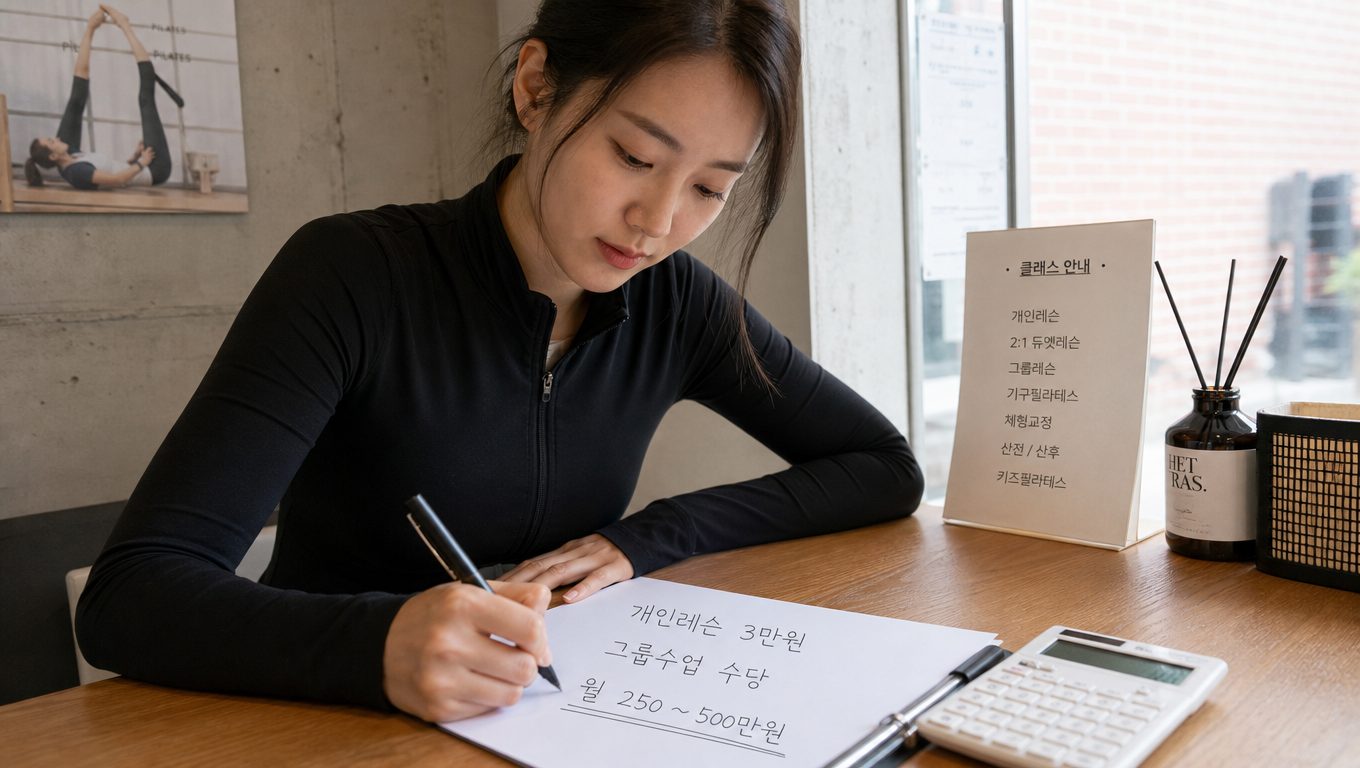 필라테스 강사 수입 구조
