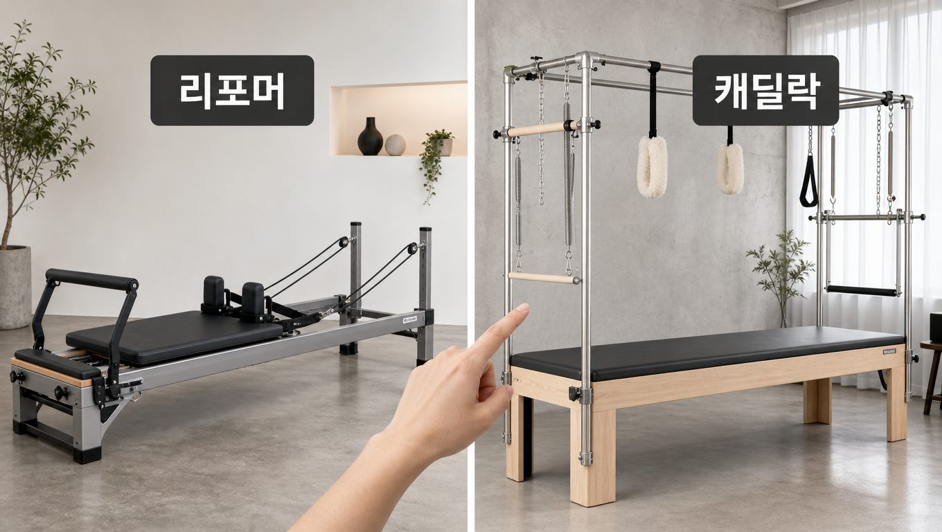 필라테스 캐딜락 리포머 차이